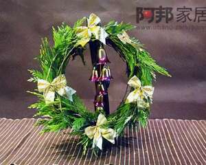 圣诞花环DIY——自制常青圣诞花环
