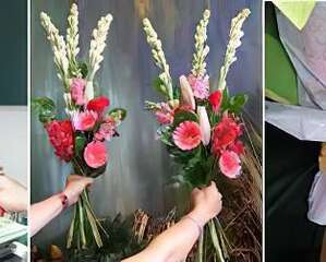 花束：拜佛祭祀的拜拜花束
