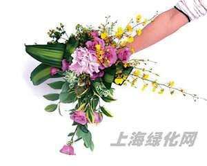 T字型捧花制作