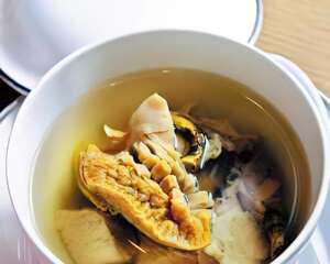 野菊花炖海螺 仲夏炎热时的养生汤品