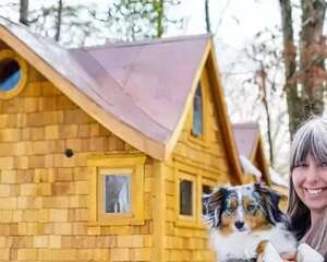 她的家才15平方米大，却像童话里森林里仙女住的小屋