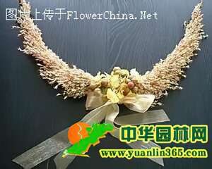 用高粱做成的花索简单方便