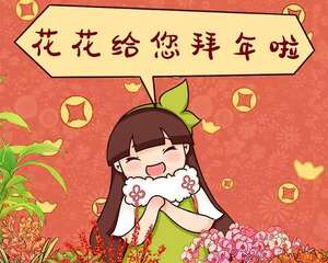 正月初一，过年好！带着花儿来拜年~
