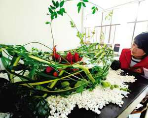 奇花异草插出“秋日浪漫”