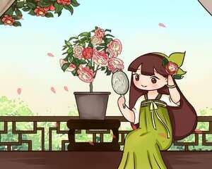 这花就要狠心剪，冬天狂开花，谁见了都夸！