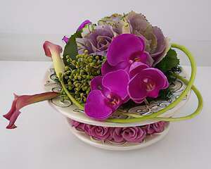 秀色可餐-餐桌花(图)