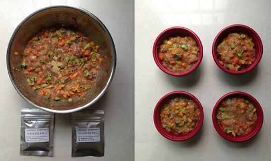 夏季给猫咪补水——自制时蔬鸡猪猫饭